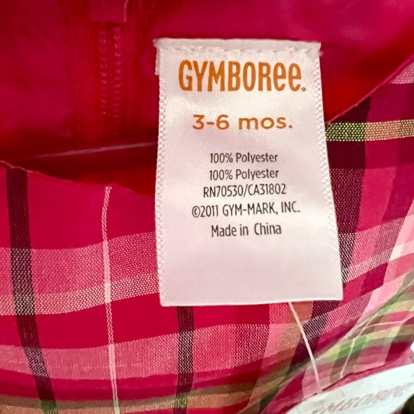 NWT Gymboree Plaid Dress 3-6 months - Picture 2 of 4
